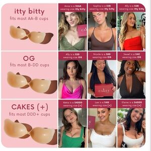 NWT Cakes Cleavage  Bra in “honey” size “OG” (fits B-DD)